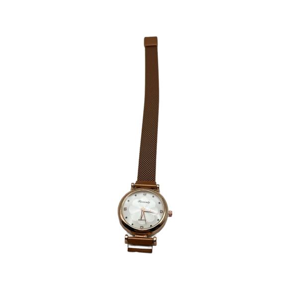 Rianndy Magnetic Mesh Band Wristwatch in Rose Gold - Picture 5 of 5